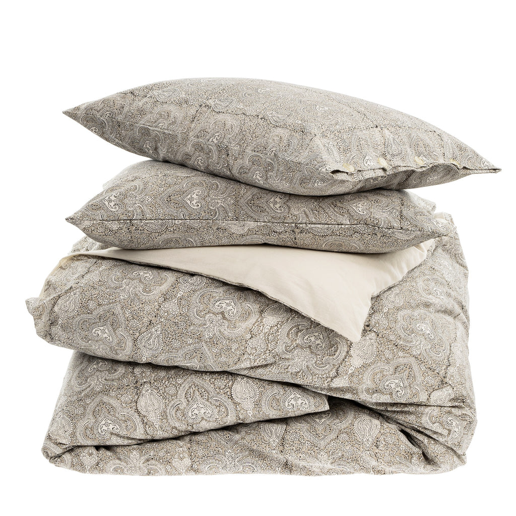Astrid Block Print Duvet Cover Set (Two Sizes Available)