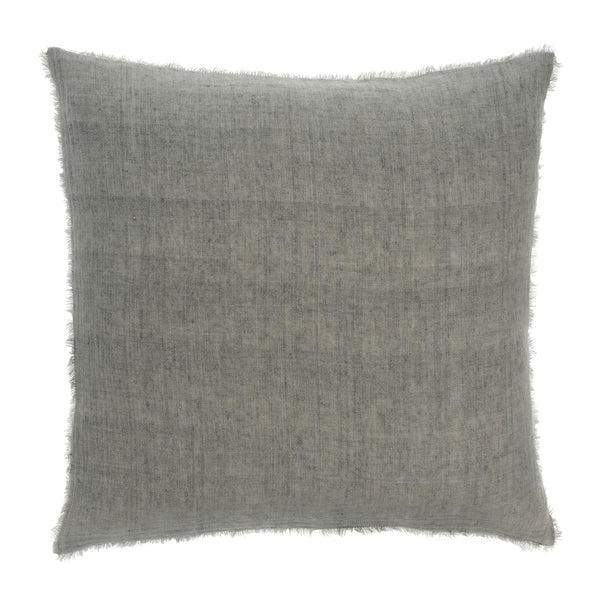 Lina Linen Pillow - Pewter (Two Sizes Available)