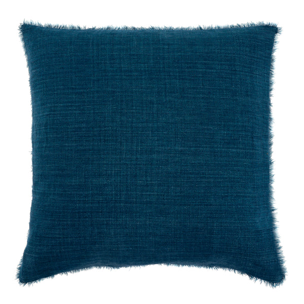 Lina Linen Pillow - Cobalt