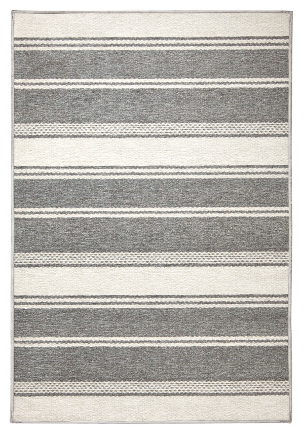 Dash & Albert - Bowman Grey Machine Washable Rug