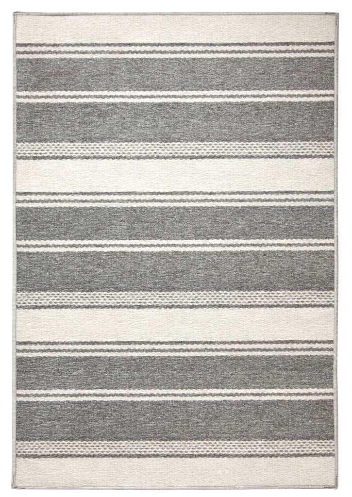 Dash & Albert - Bowman Grey Machine Washable Rug