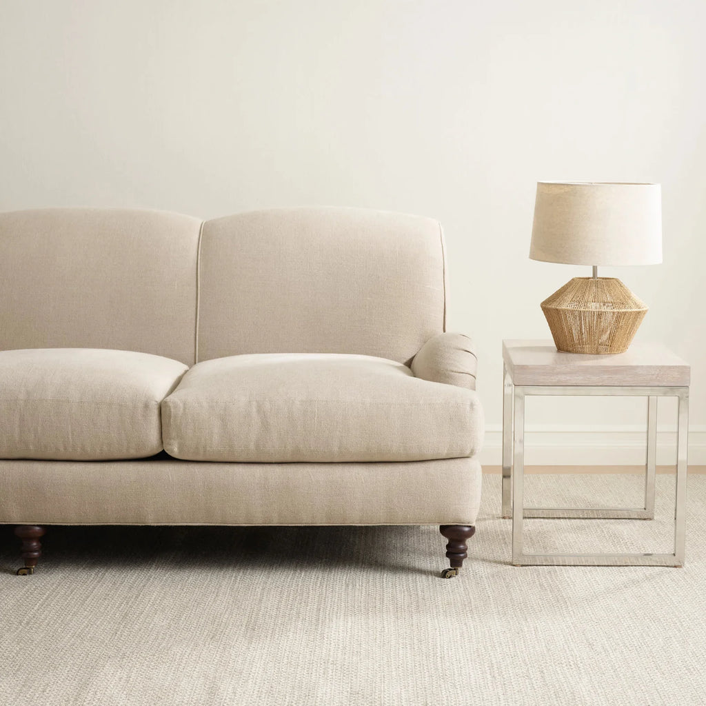 Dash & Albert - Honeycomb Ivory / Grey Handwoven Wool Rug