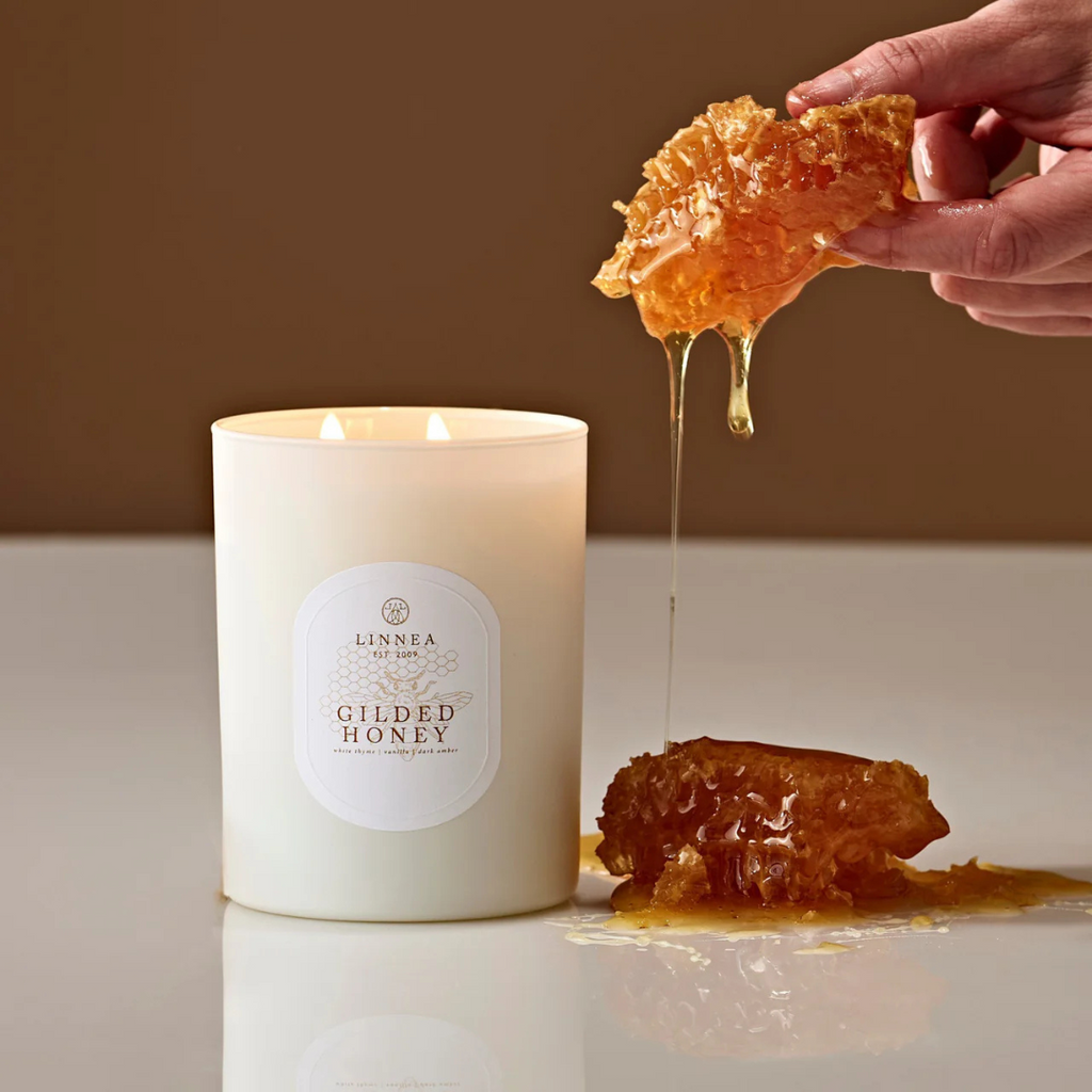 LINNEA Gilded Honey Candle