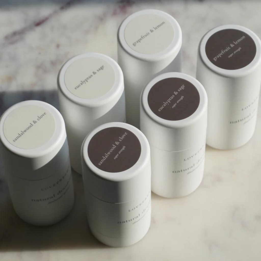 LOVEFRESH Super Strength Natural Deodorant (Six Scents Available)