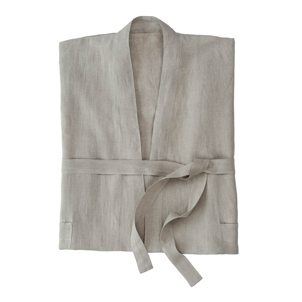 Linen Robe - Natural