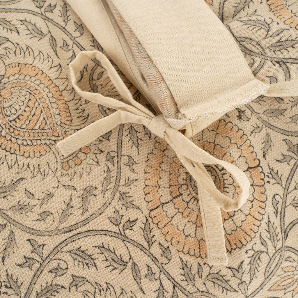 Botanique Block Print Duvet Cover Set (Two Sizes Available)