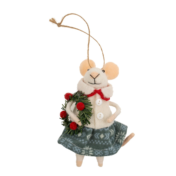 Traditional Tabitha Mouse Ornament