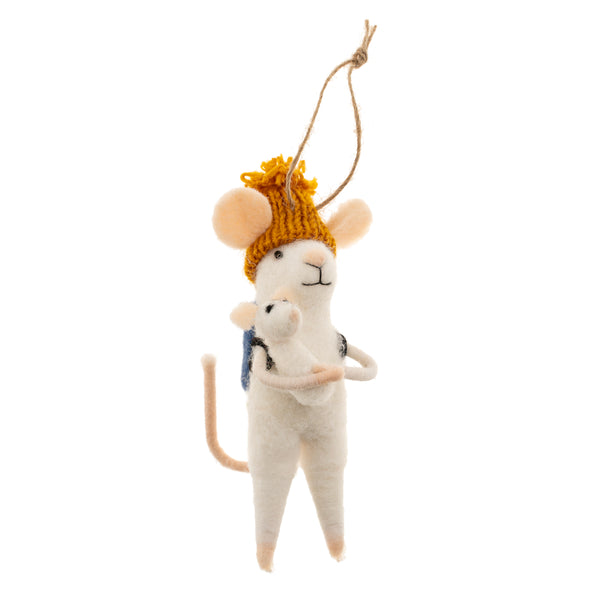 Doting Dad Mouse Ornament