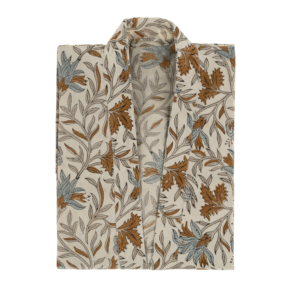 Cecily Block Print Kimono