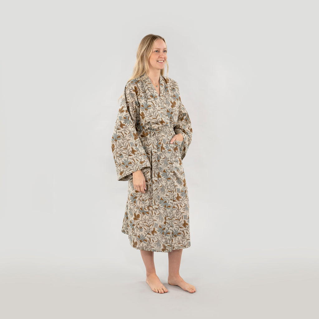 Cecily Block Print Kimono
