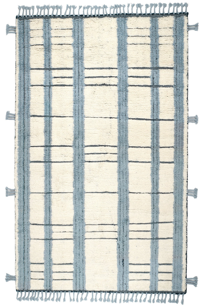 Dash & Albert - Tory Pewter Blue Hand Knotted Wool Rug