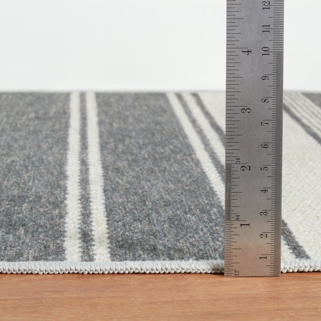 Dash & Albert - Bowman Grey Machine Washable Rug