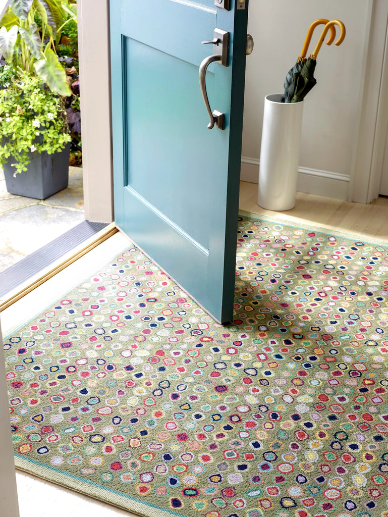 Dash & Albert - Cat's Paw Sage Hand Micro Hooked Wool Rug