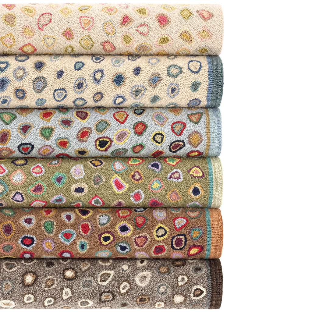 Dash & Albert - Cat's Paw Grey Hand Micro Hooked Wool Rug