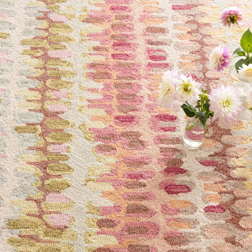 Dash & Albert - Paint Chip Pastel Hand Micro Hooked Wool Rug
