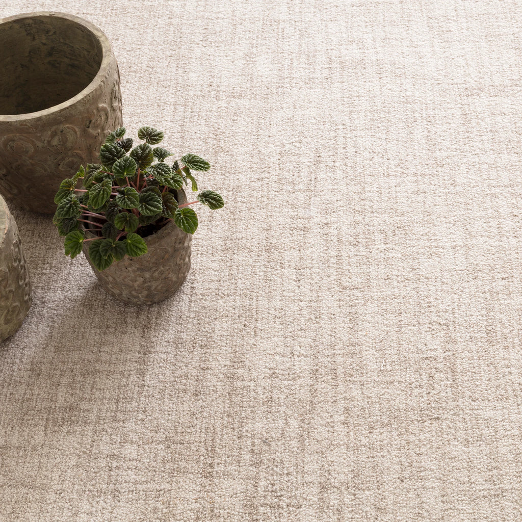 Dash & Albert - Crosshatch Ivory Hand Micro Hooked Wool Rug