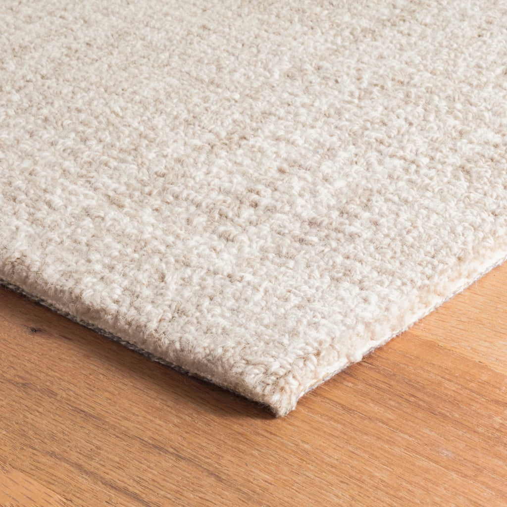 Dash & Albert - Crosshatch Ivory Hand Micro Hooked Wool Rug