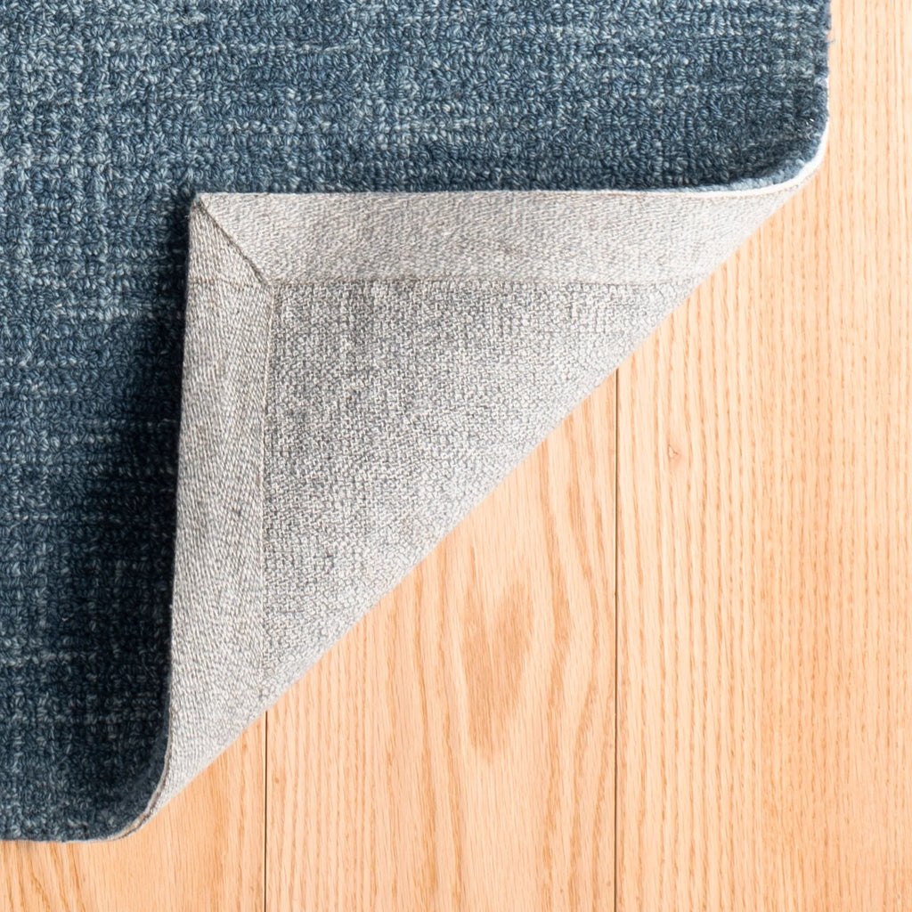 Dash & Albert - Crosshatch Denim Hand Micro Hooked Wool Rug