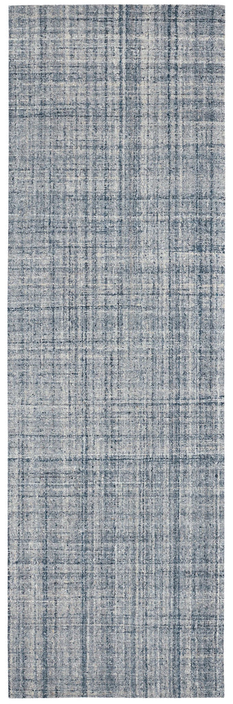 Dash & Albert - Harris Blue / Ivory Hand Micro Hooked Wool Rug