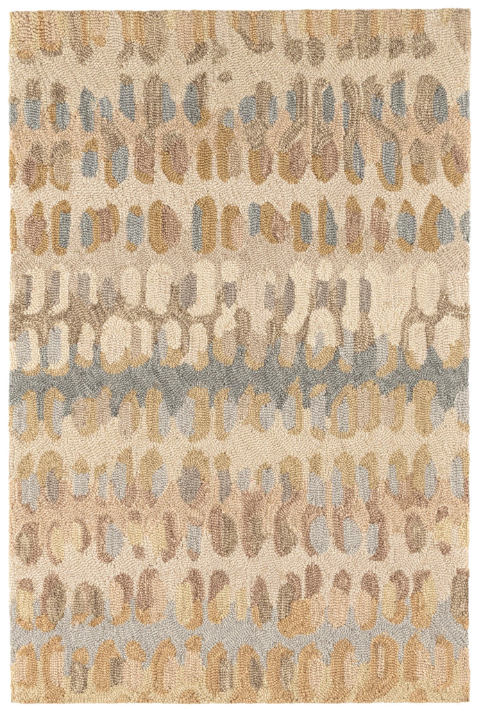 Dash & Albert - Paint Chip Natural Hand Micro Hooked Wool Rug