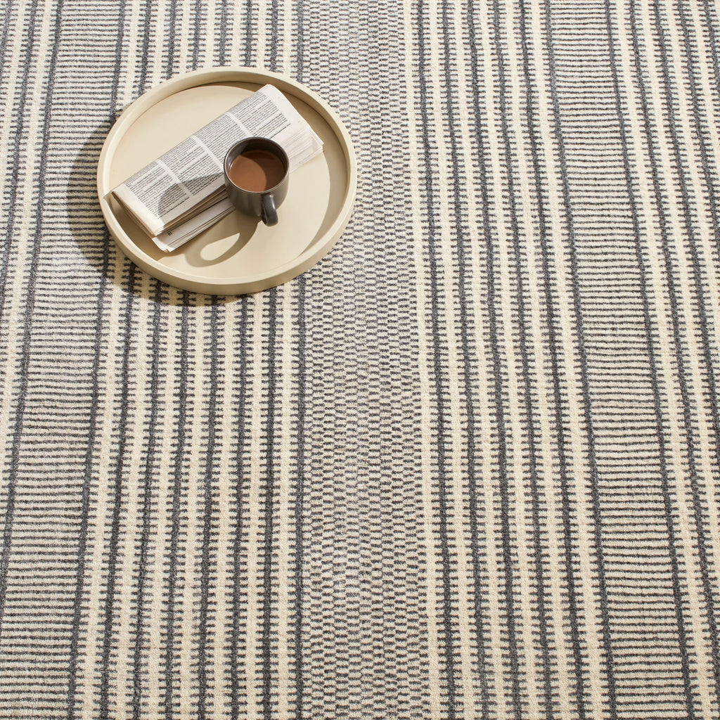 Dash & Albert - Tracks Grey Hand Loom Knotted Wool Rug