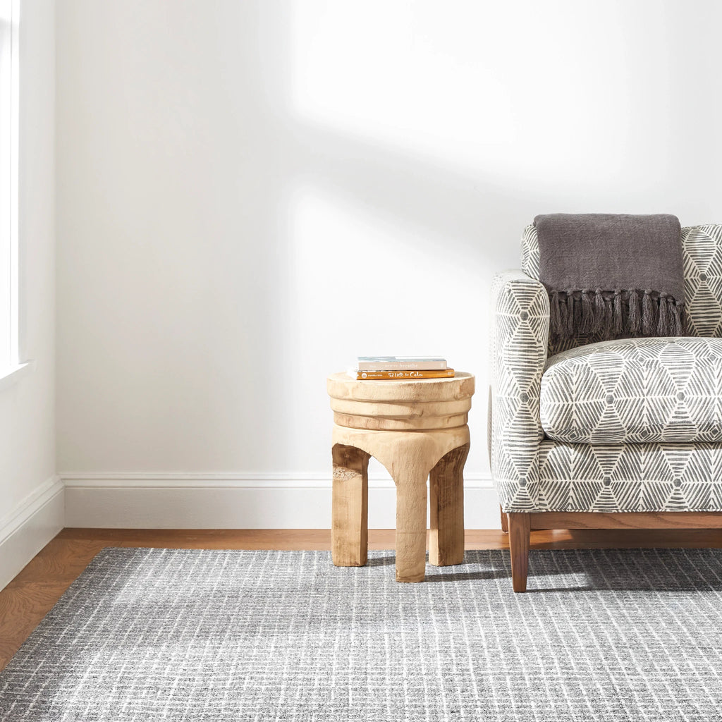 Dash & Albert - Conall Grey Hand Micro Hooked Wool/Viscose Rug