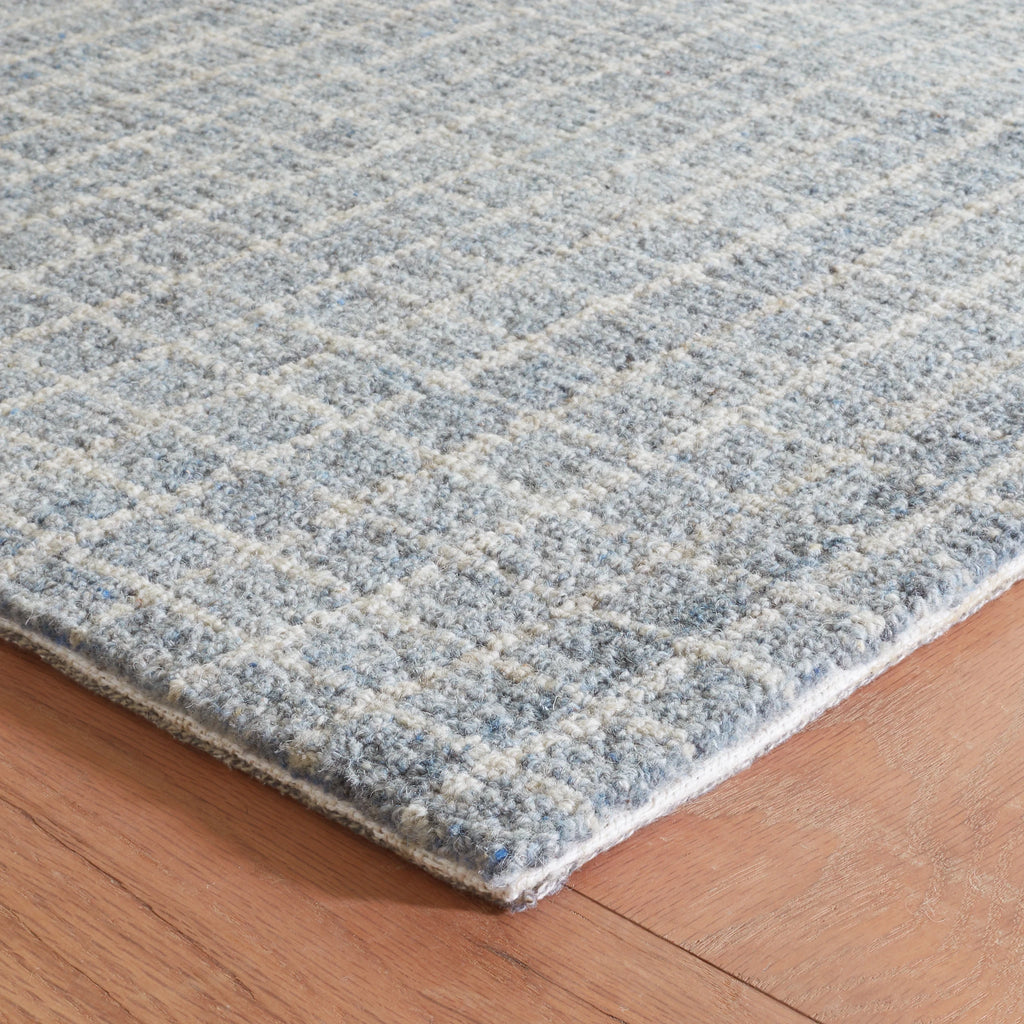 Dash & Albert - Conall Slate Hand Micro Hooked Wool/Viscose Rug