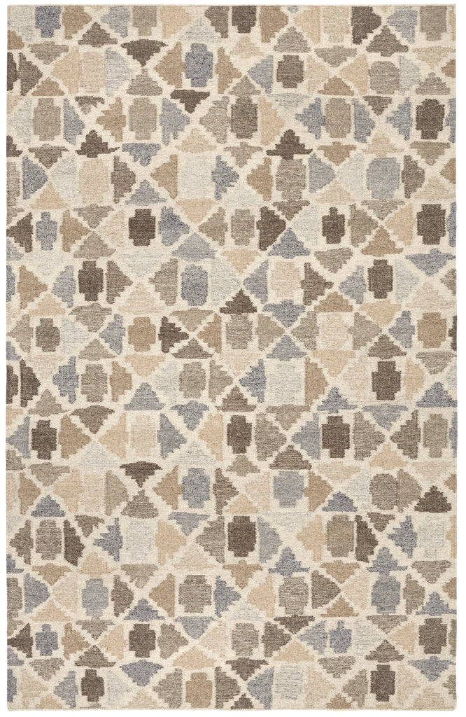 Dash & Albert - Rufus Stone Kilim Natural Handwoven Wool Rug