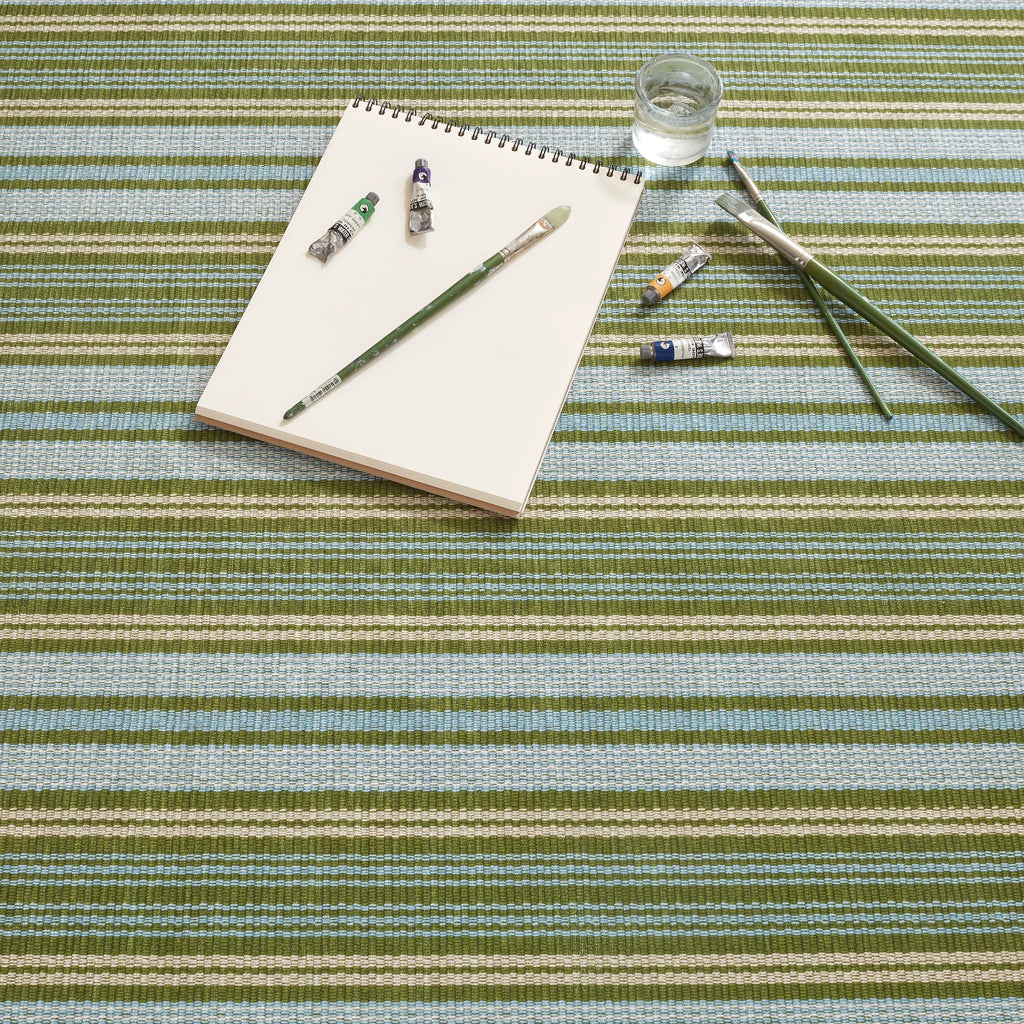 Dash & Albert - Caravan Stripe Multi Machine Washable Rug