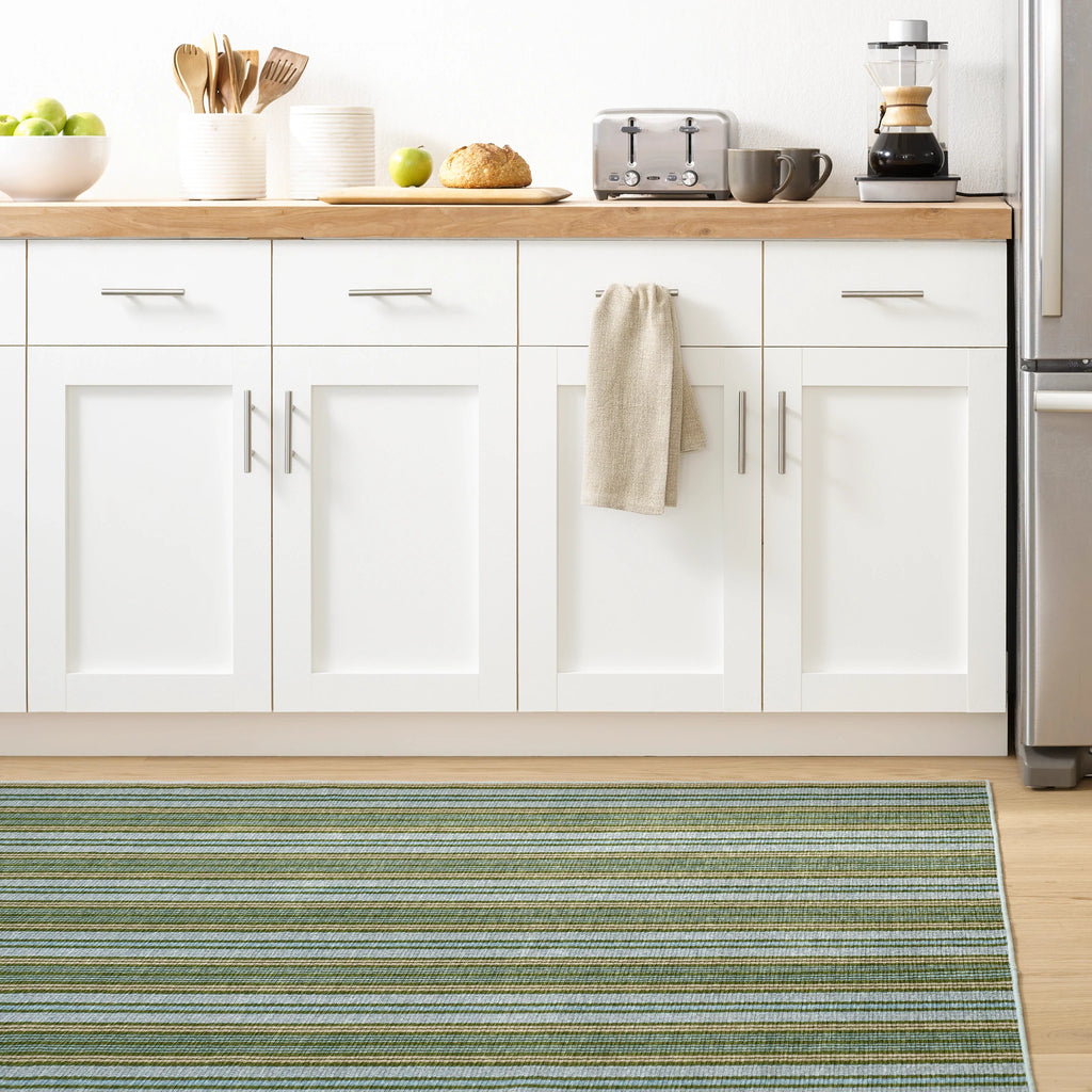 Dash & Albert - Caravan Stripe Multi Machine Washable Rug