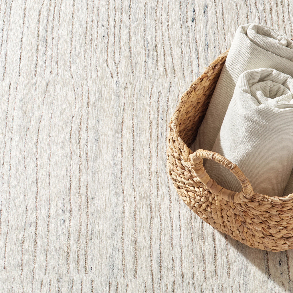 Dash & Albert - Avery Oatmeal Machine Washable Rug