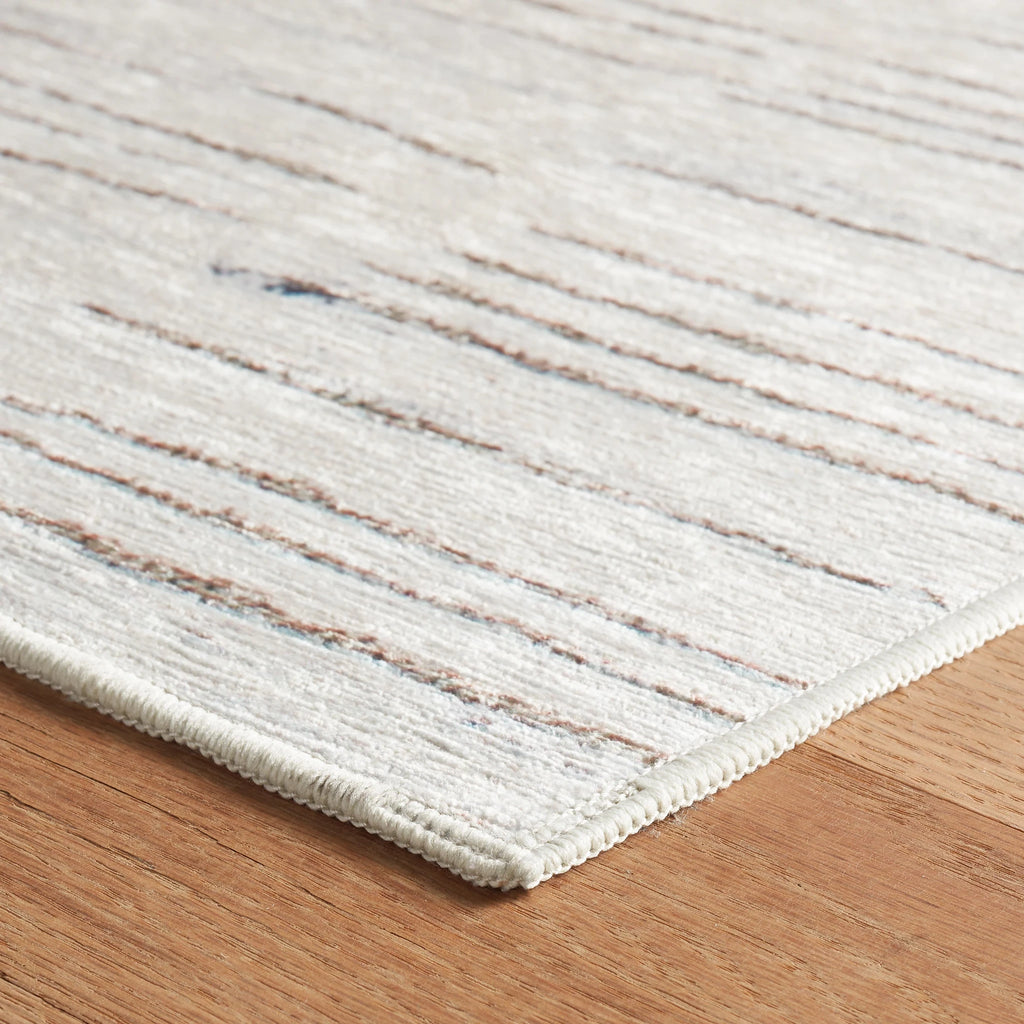 Dash & Albert - Avery Oatmeal Machine Washable Rug