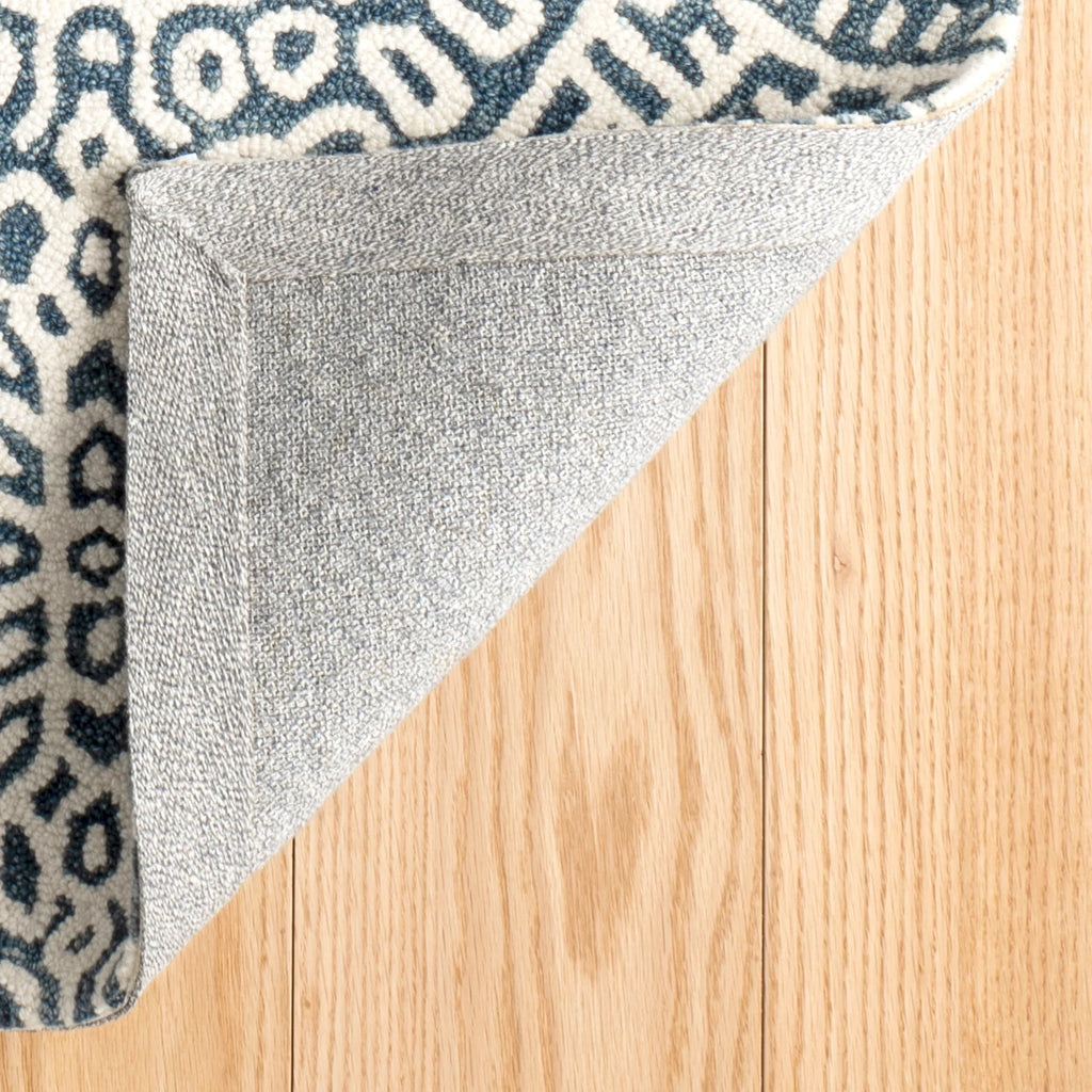 Dash & Albert - Temple Ink  Hand Micro Hooked Wool Rug
