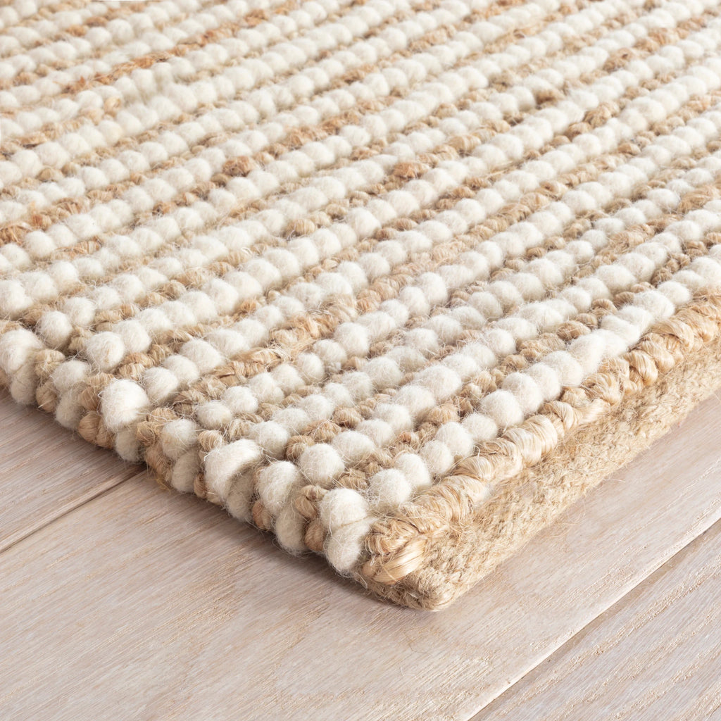 Dash & Albert - Twiggy  Natural Handwoven Wool / Jute Rug