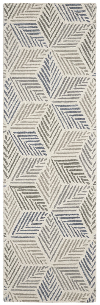 Dash & Albert - Karari Blue Hand Hooked Wool Rug