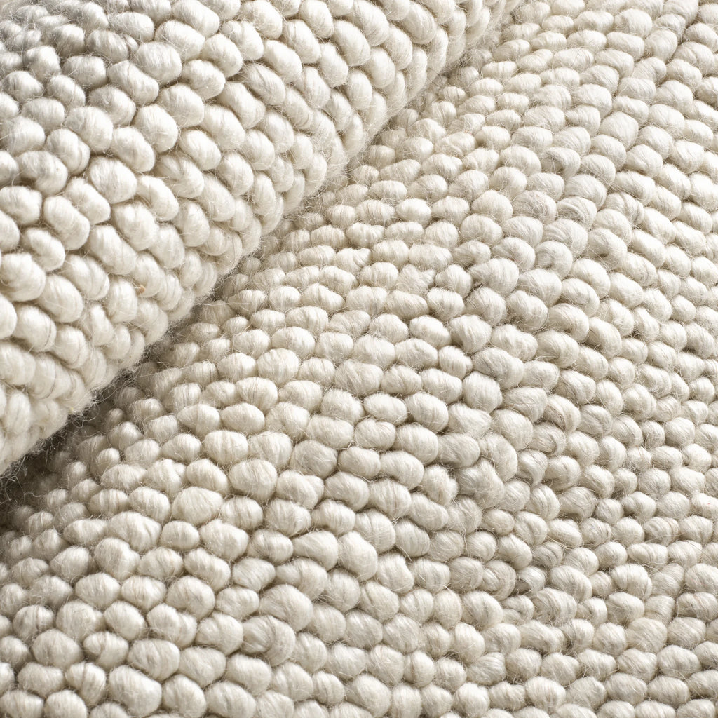 Dash & Albert - Niels Ivory Hand Micro Hooked Wool/Viscose Rug