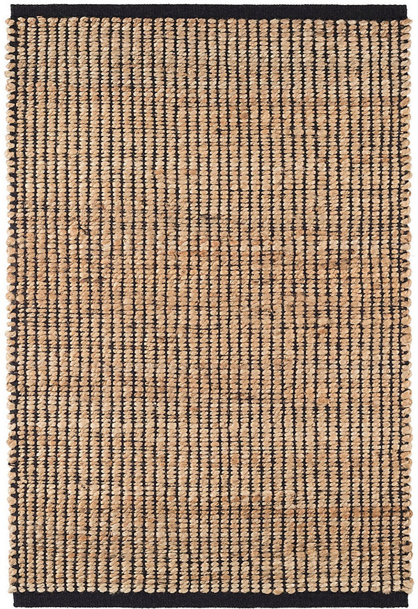 Dash & Albert - Gridwork Black Woven Jute Rug