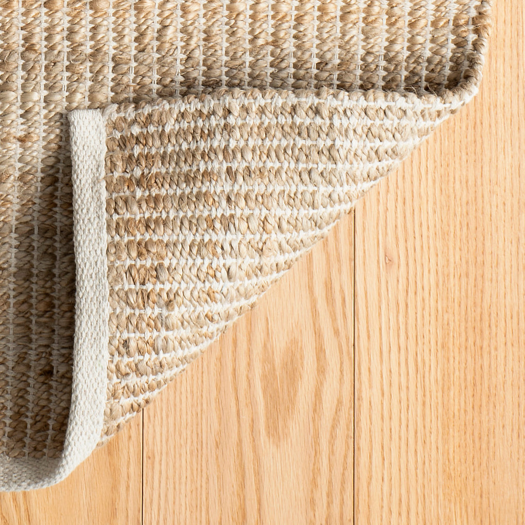 Dash & Albert - Gridwork Ivory Handwoven Jute Rug