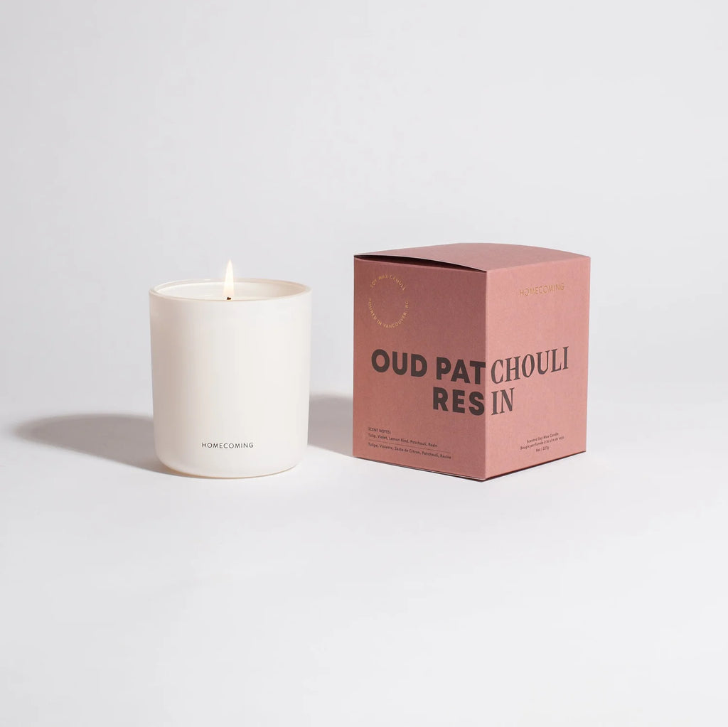 Oud Patchouli Resin Soy Candle