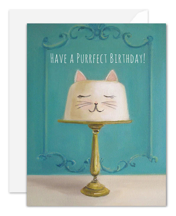 Have a Purrfect Birthday Card from Janet Hill Studio