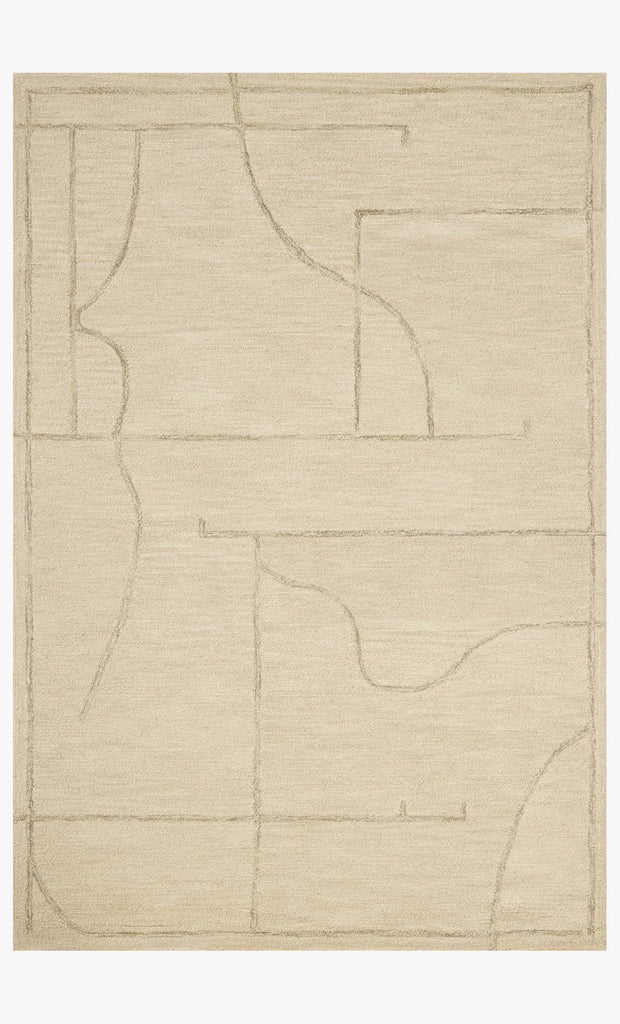Jeremiah Brent x Loloi Barrow Rug-Ivory/Taupe