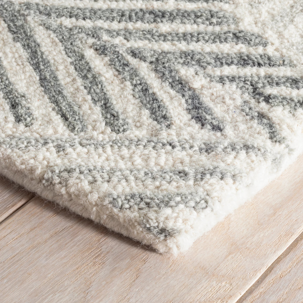 Dash & Albert - Karari Blue Hand Hooked Wool Rug