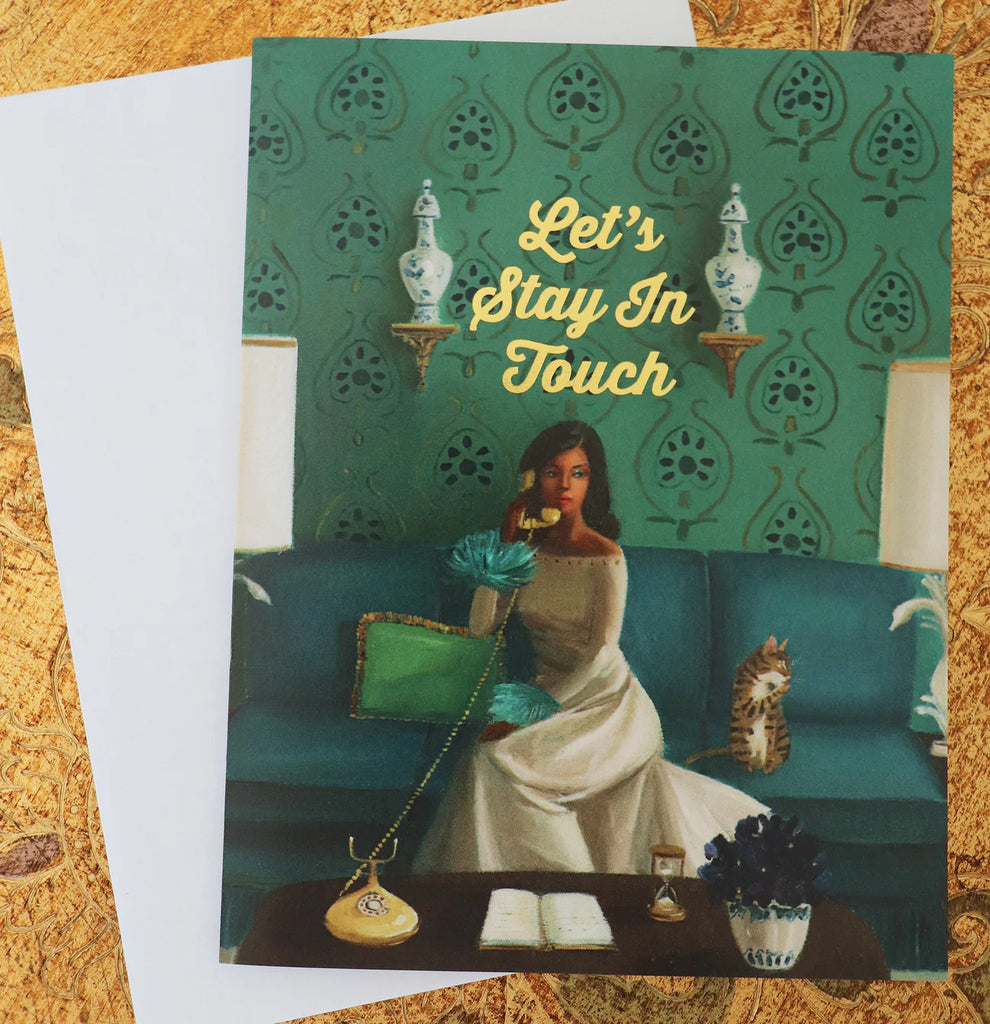 Let's Stay in Touch Card from Janet Hill Studio