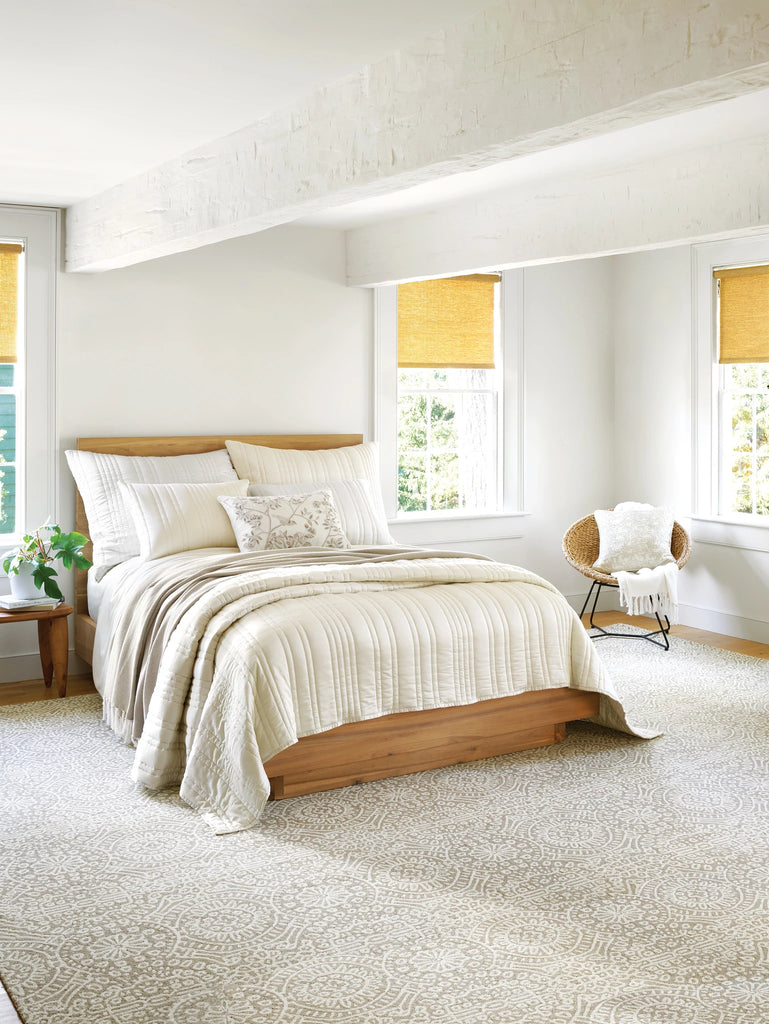 Dash & Albert - Temple Taupe Hand Micro Hooked Wool Rug
