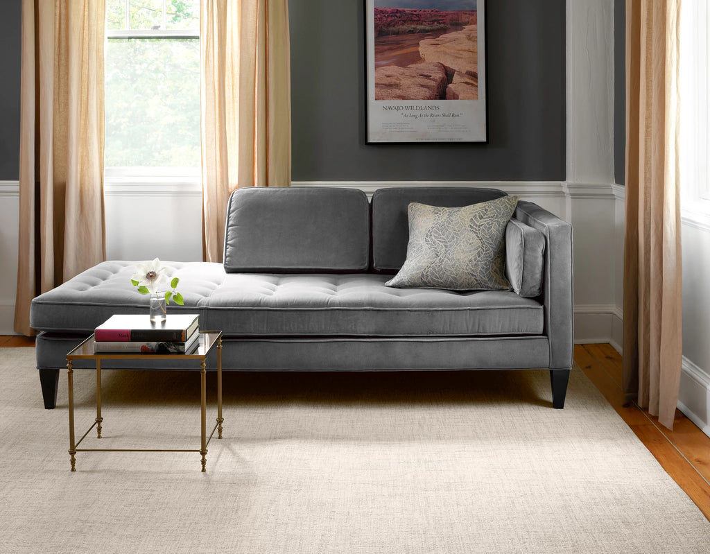 Dash & Albert - Crosshatch Ivory Hand Micro Hooked Wool Rug