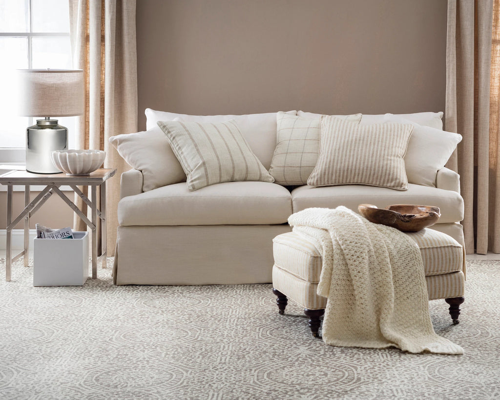 Dash & Albert - Temple Taupe Hand Micro Hooked Wool Rug