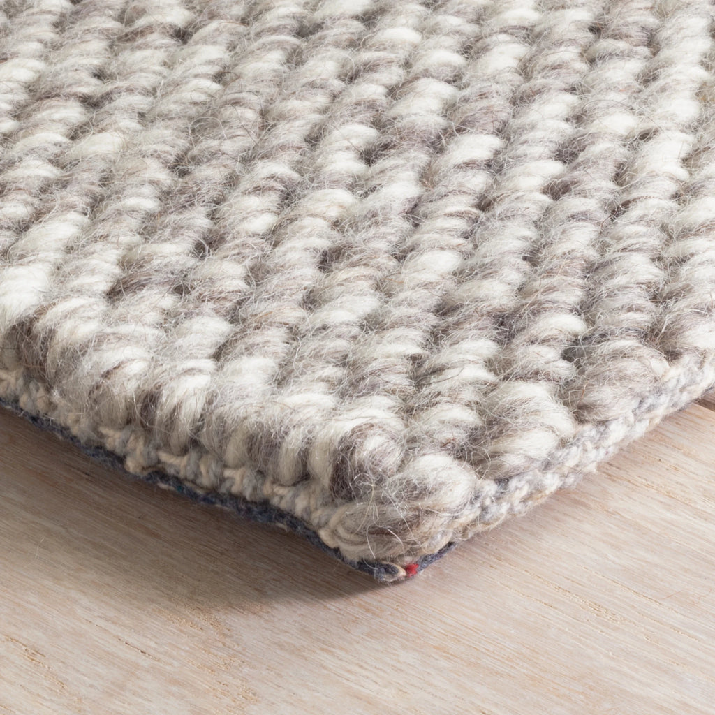 Dash & Albert Loggia Grey Handwoven Wool Rug