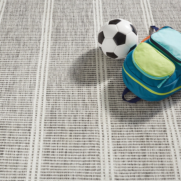 Dash & Albert -  Malta Grey Machine Washable Rug