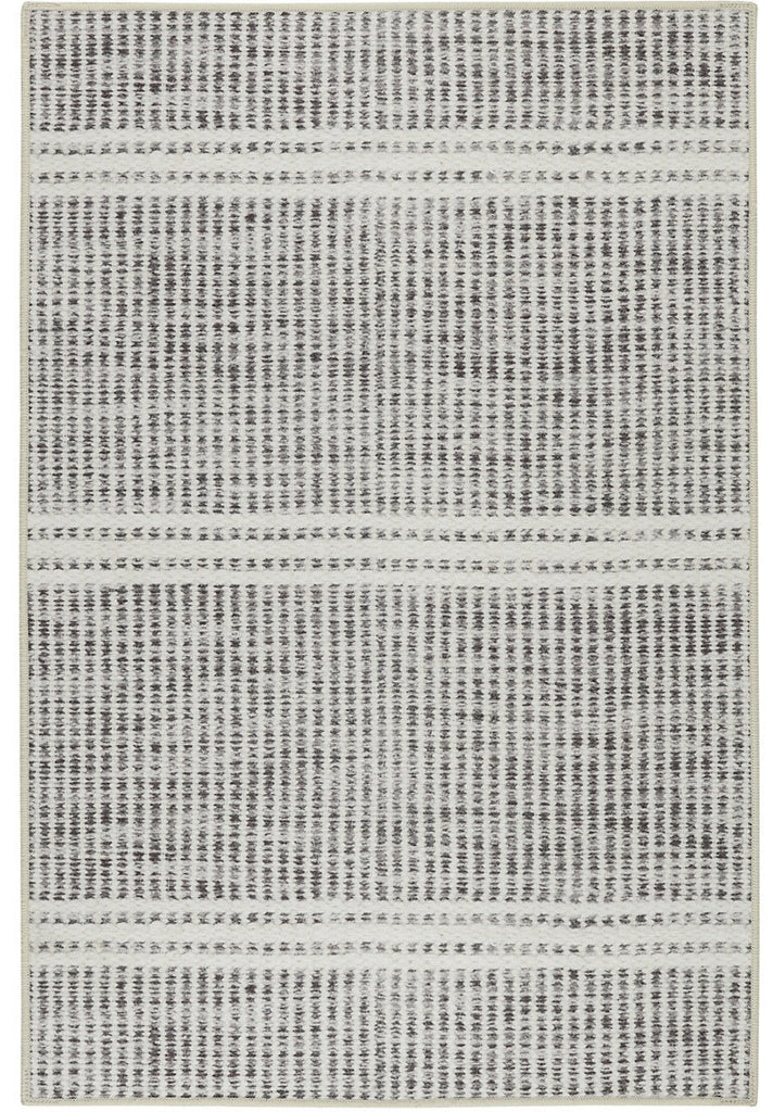 Dash & Albert -  Malta Grey Machine Washable Rug