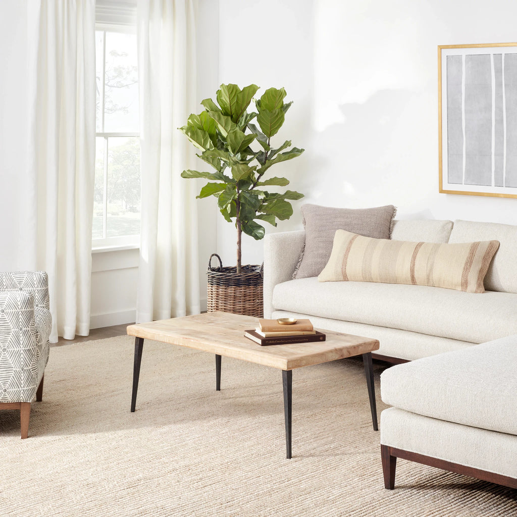 Dash & Albert - Niels Latte Hand Micro Hooked Wool/Viscose Rug